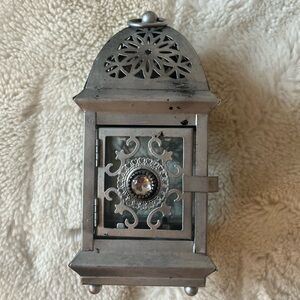 Metal Decorative Lantern 8in High
